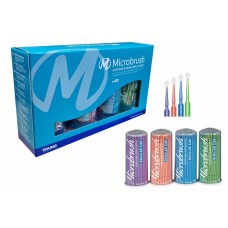 Microbrush Applicator Brushes – Regular Size 2.0mm Dia Tip – 1 Pack 400pc (4 x 100pc)